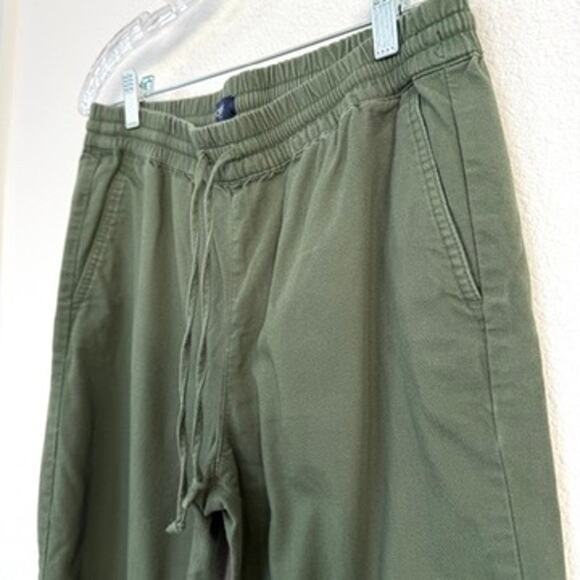 J.Crew Reimagined Utility Jogger Pants Green Cotton Tencel Size 4 Relaxed Fit - Picture 4 of 7